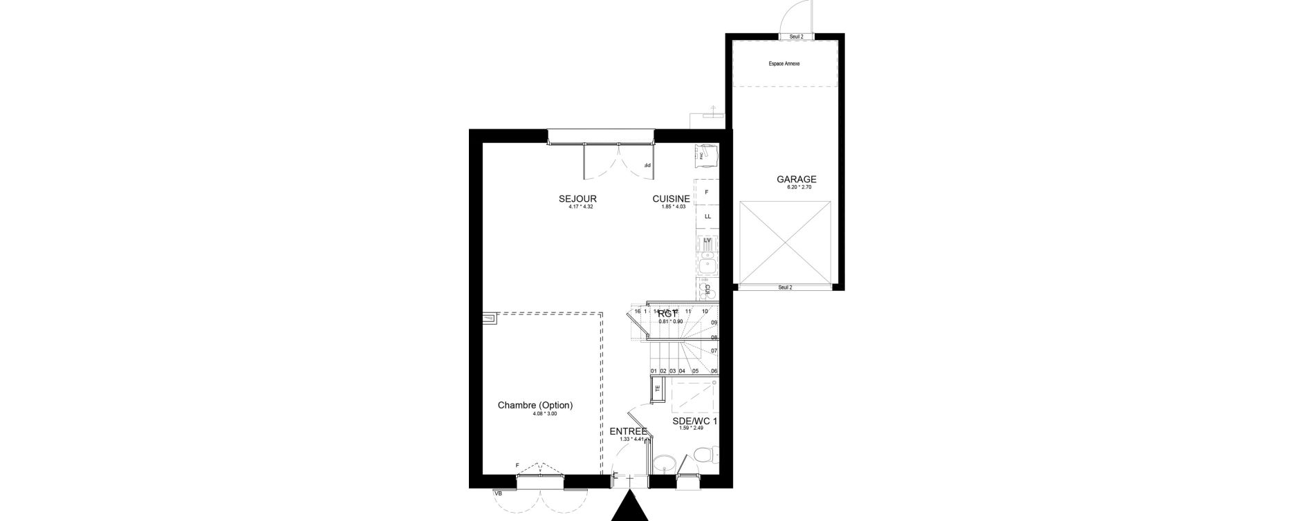 Maison T4 de 93,05 m2 &agrave; Isles-L&egrave;s-Villenoy Centre