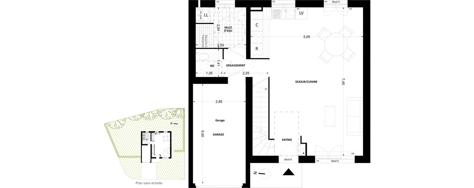 Maison T6 de 103,55 m2 &agrave; La Rochette Centre