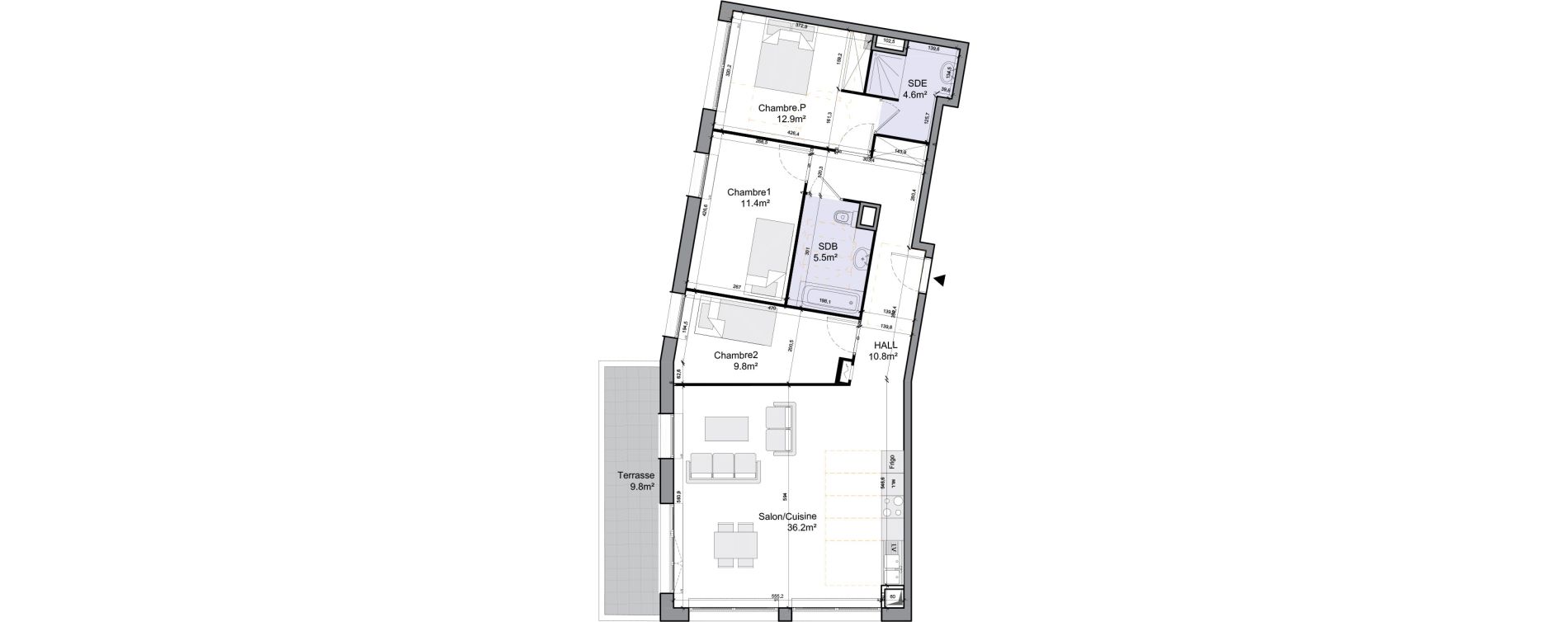 Appartement T4 de 91,20 m2 &agrave; Lagny-Sur-Marne Saint-jean