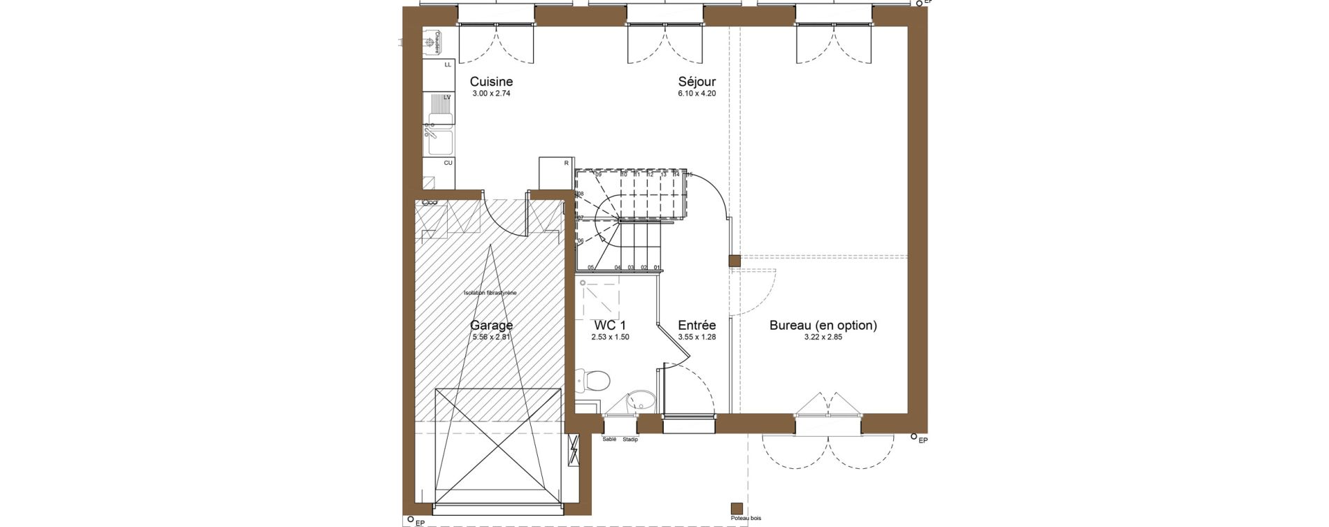 Appartement T5 de 106,23 m2 au M&eacute;e-Sur-Seine Le village