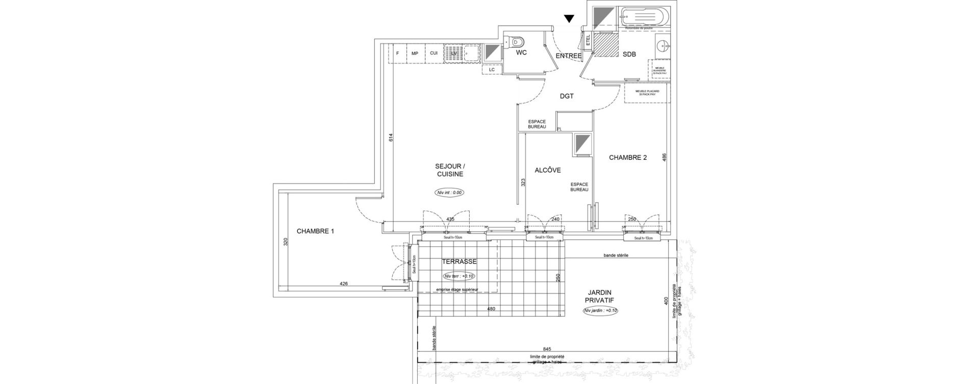 Appartement T3 de 71,41 m2 &agrave; Lognes Segrais