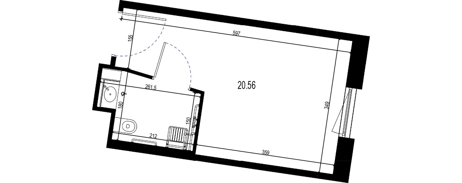 Chambre m&eacute;dicalis&eacute;e de 20,56 m2 &agrave; Meaux Saint-faron