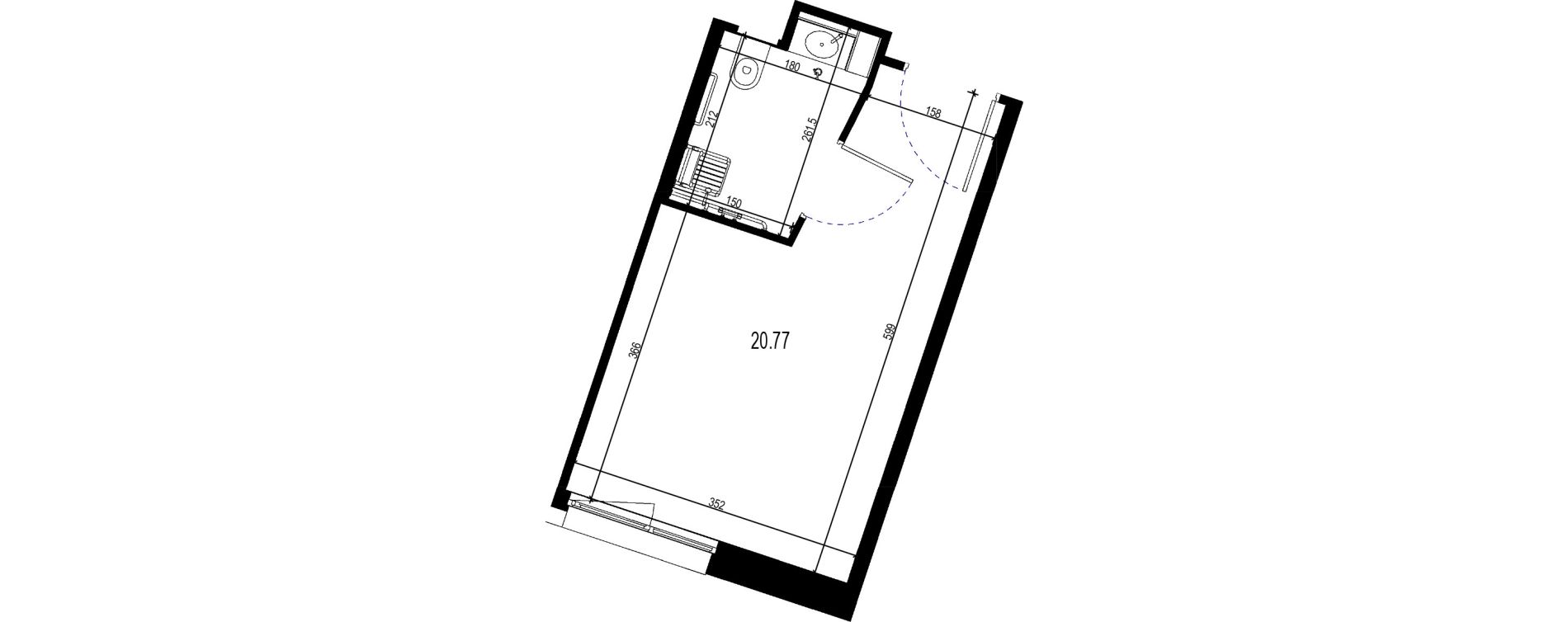 Chambre m&eacute;dicalis&eacute;e de 20,77 m2 &agrave; Meaux Saint-faron