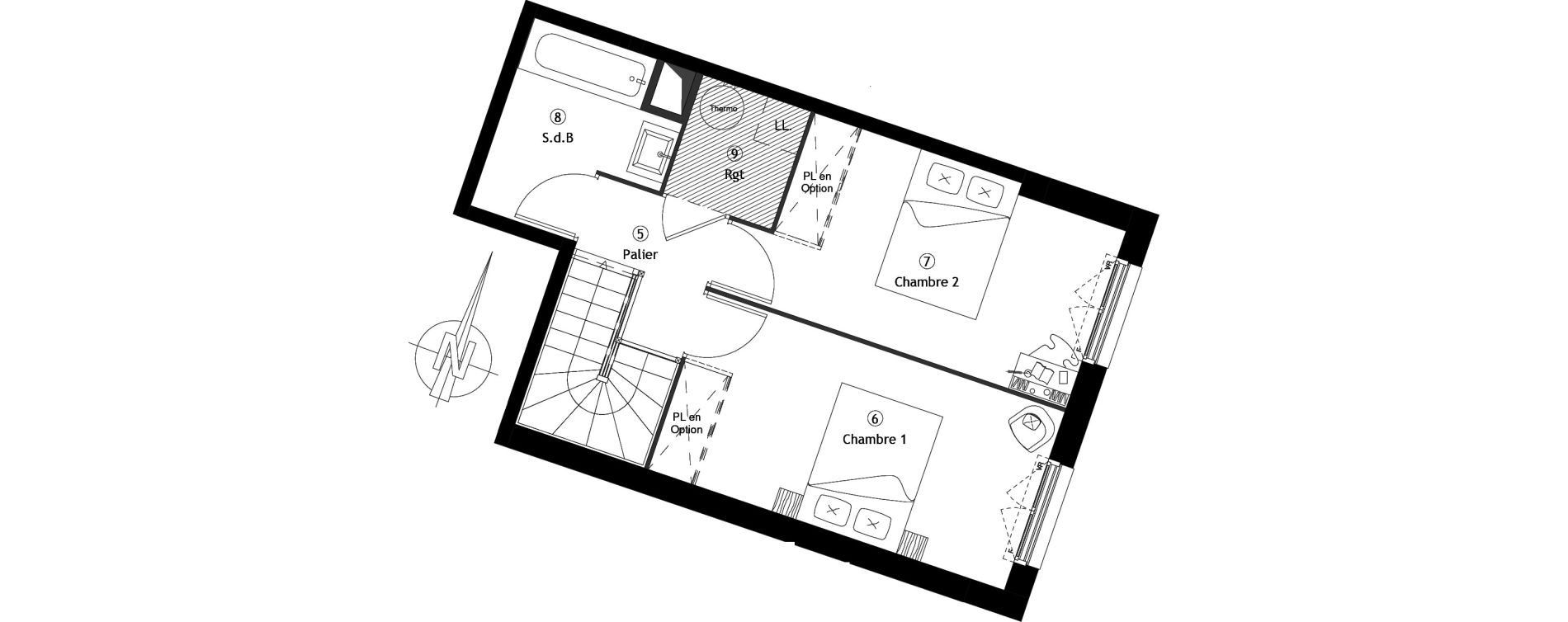 Appartement T3 de 65,00 m2 &agrave; Meaux Centre