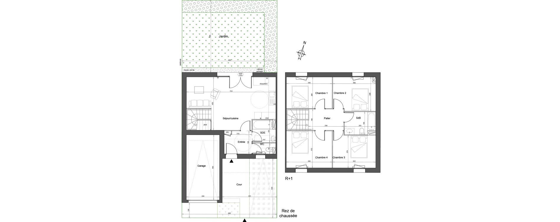 Appartement T5 de 91,40 m2 &agrave; Melun Woodi