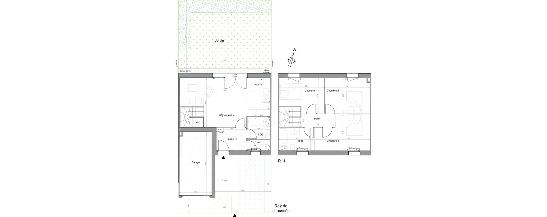 Maison T4 de 83,20 m2 &agrave; Melun Woodi
