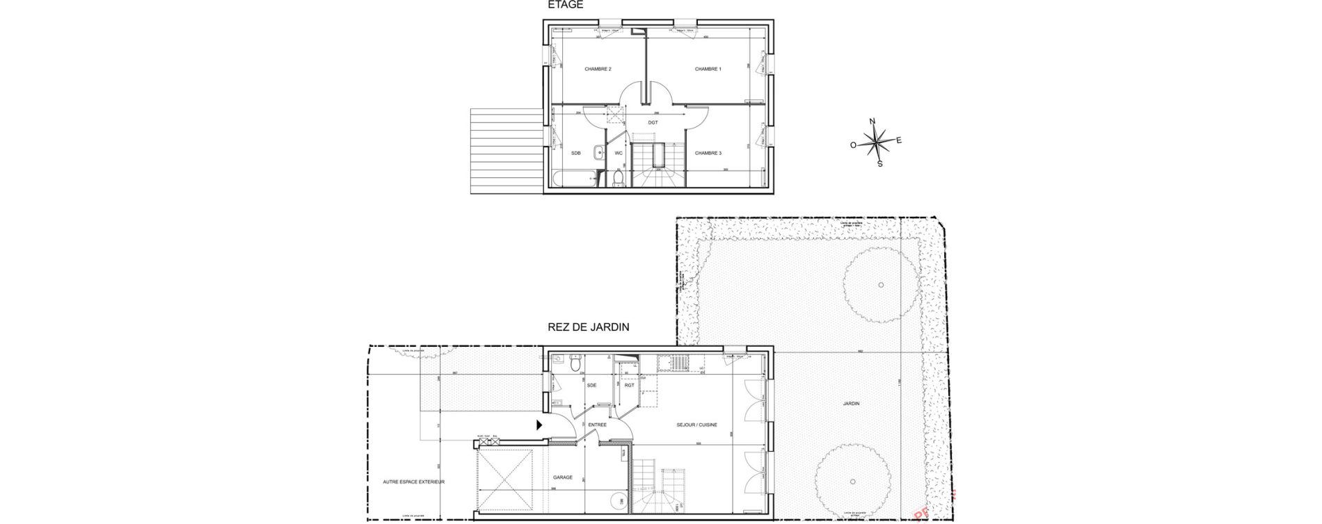 Maison T4 de 82,48 m2 &agrave; Melun Centre