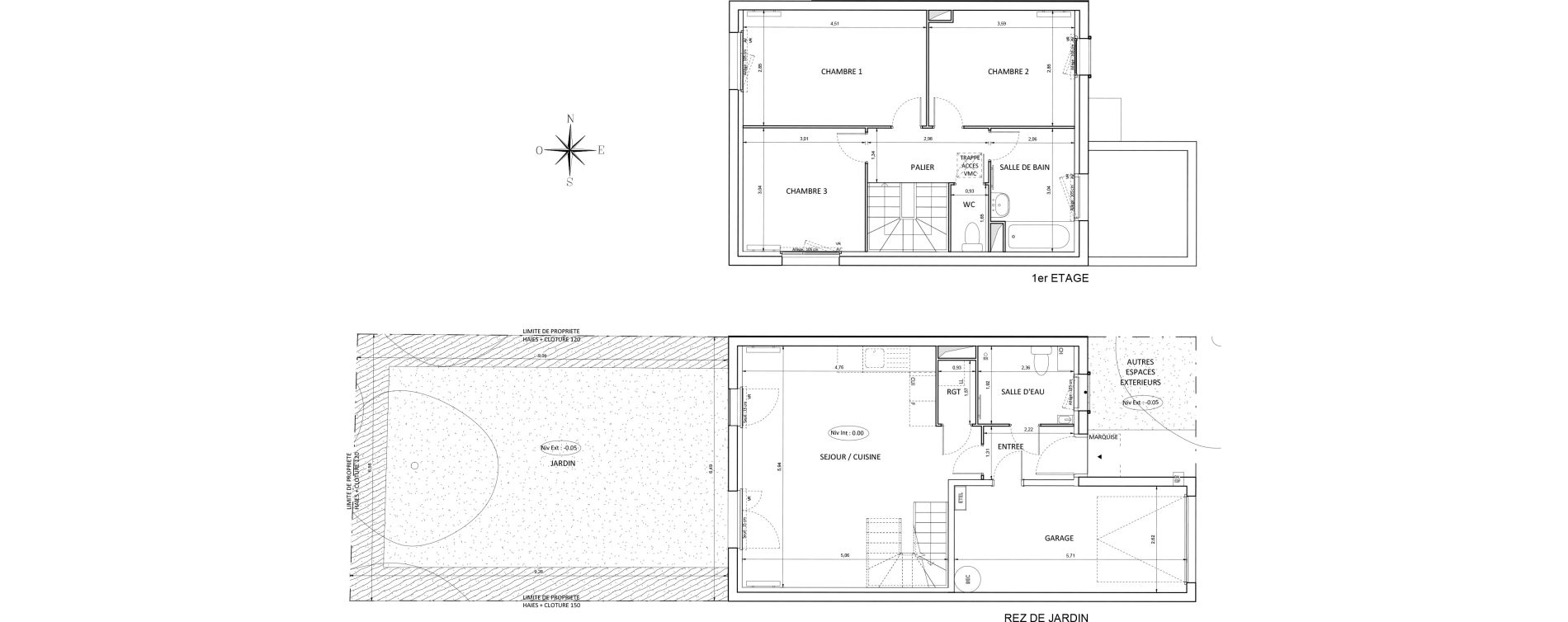 Appartement T4 de 81,00 m2 &agrave; Melun Centre