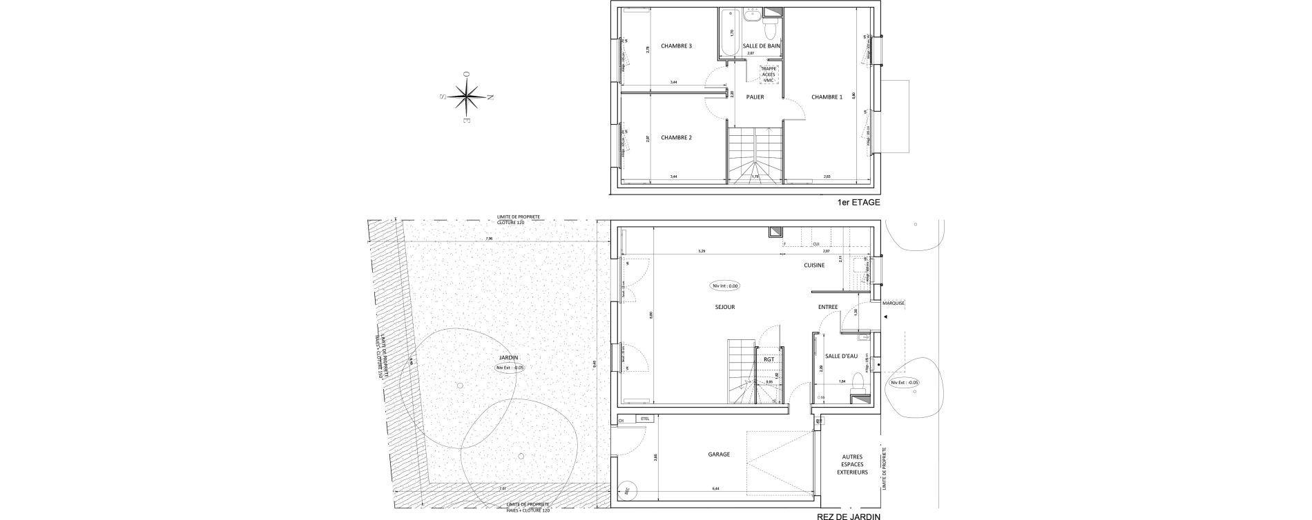 Maison T4 de 87,48 m2 &agrave; Melun Centre