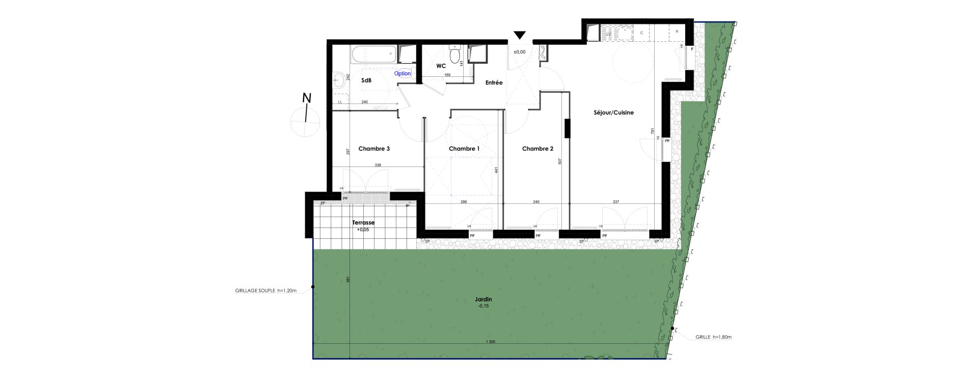Appartement T4 de 79,07 m2 &agrave; Melun Centre