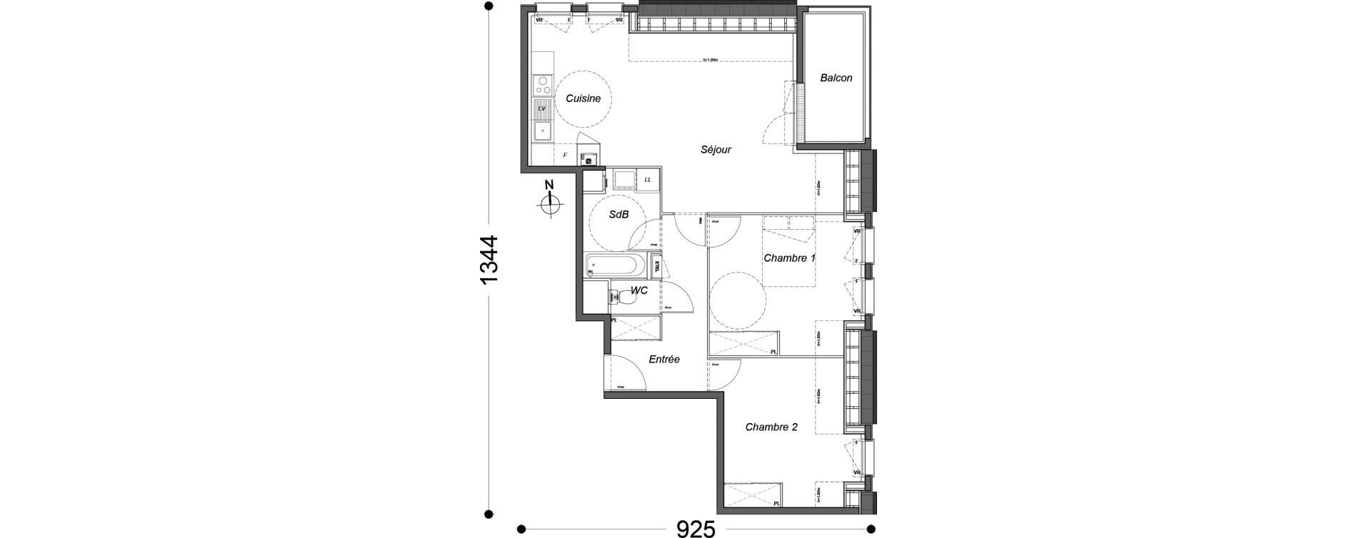 Appartement T3 de 67,15 m2 &agrave; Melun Saint-barth&eacute;lemy