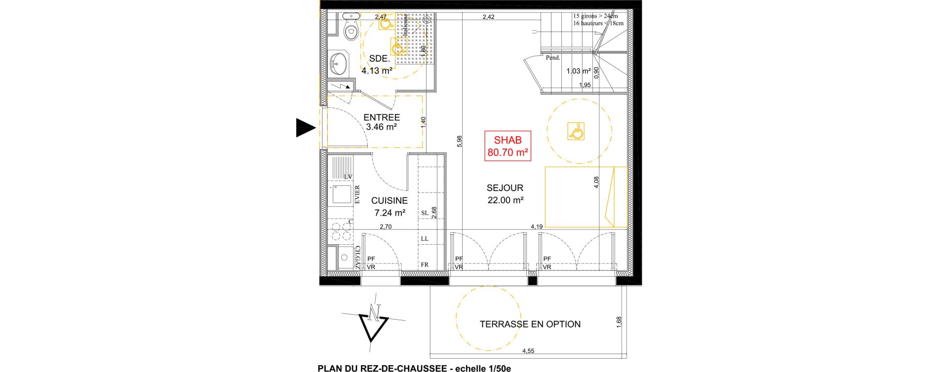 Duplex T4 de 80,70 m2 &agrave; Messy Centre
