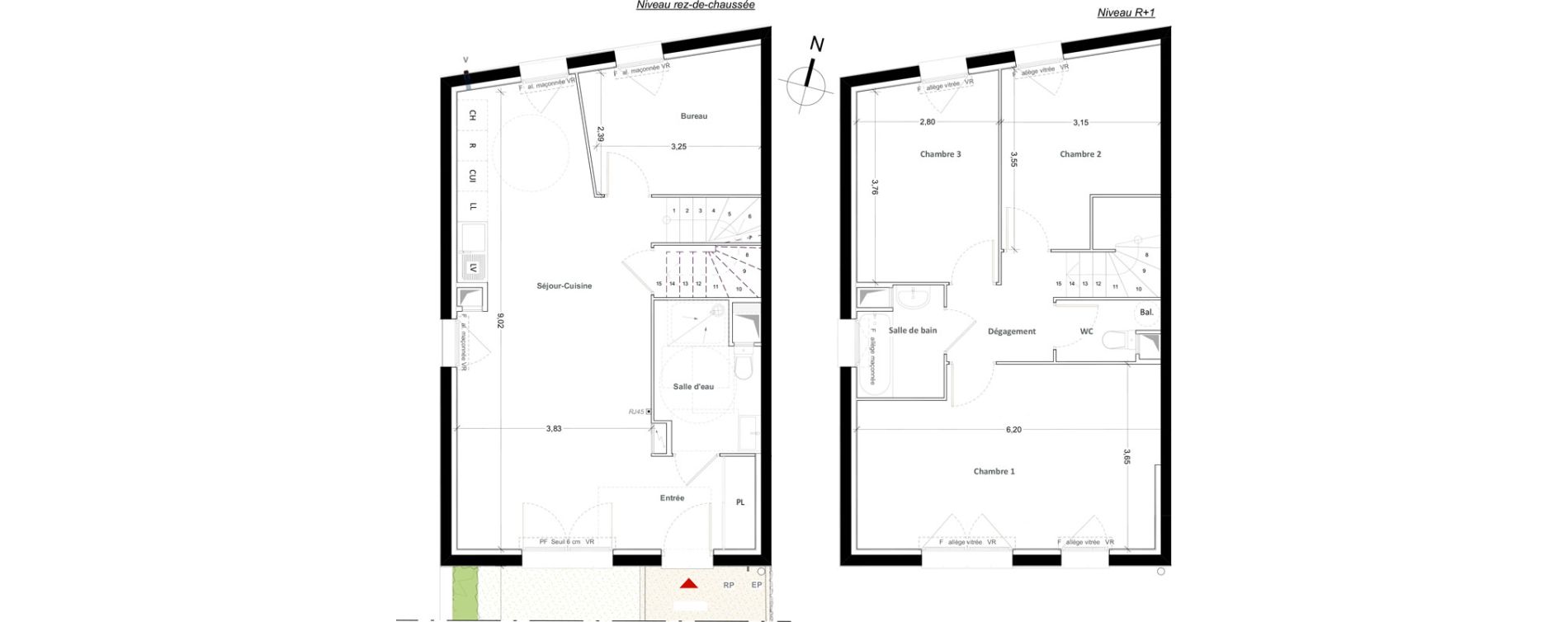 Maison T5 de 102,96 m2 &agrave; Mitry-Mory Centre