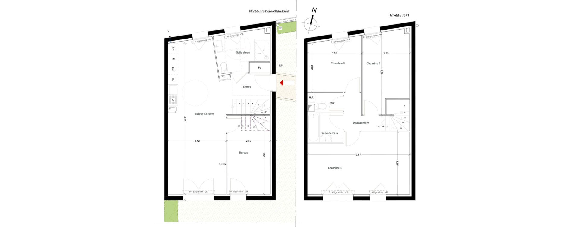 Maison T5 de 102,23 m2 &agrave; Mitry-Mory Centre