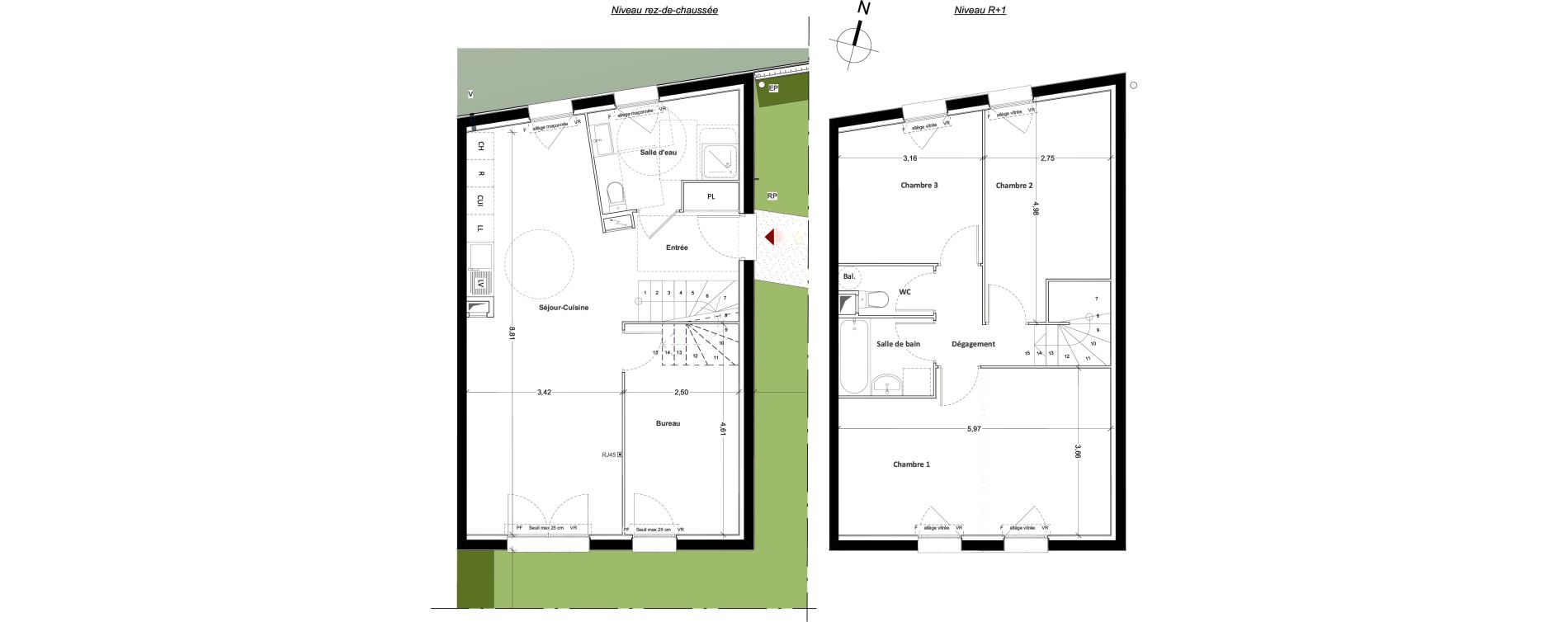 Maison T5 de 102,41 m2 à Mitry-Mory Centre