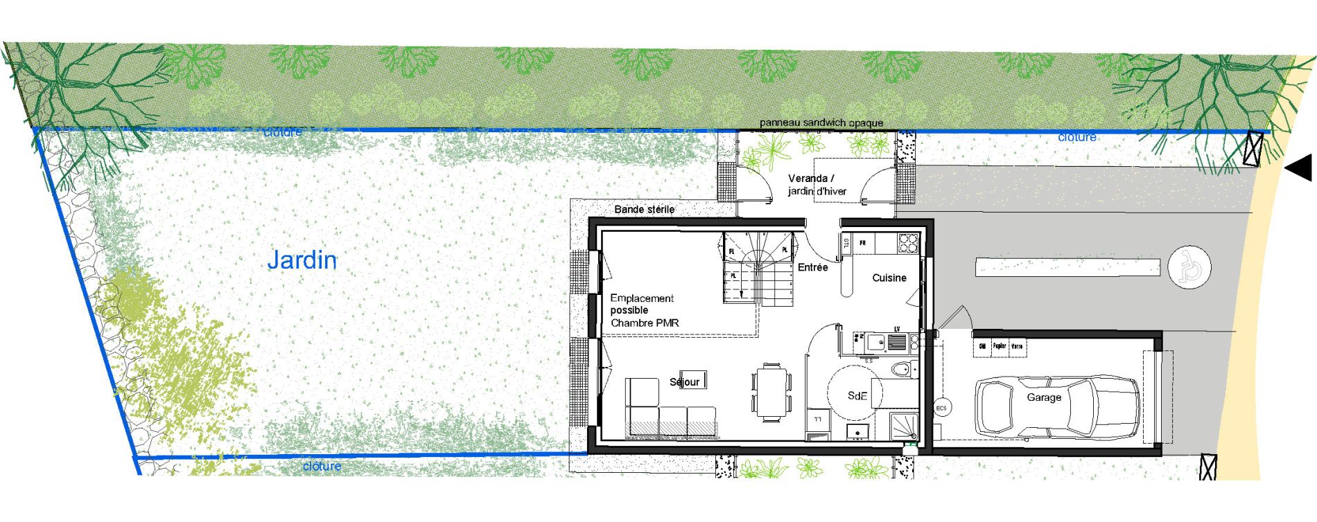 Maison T5 de 91,20 m2 &agrave; Moissy-Cramayel L arboretum de chanteloup