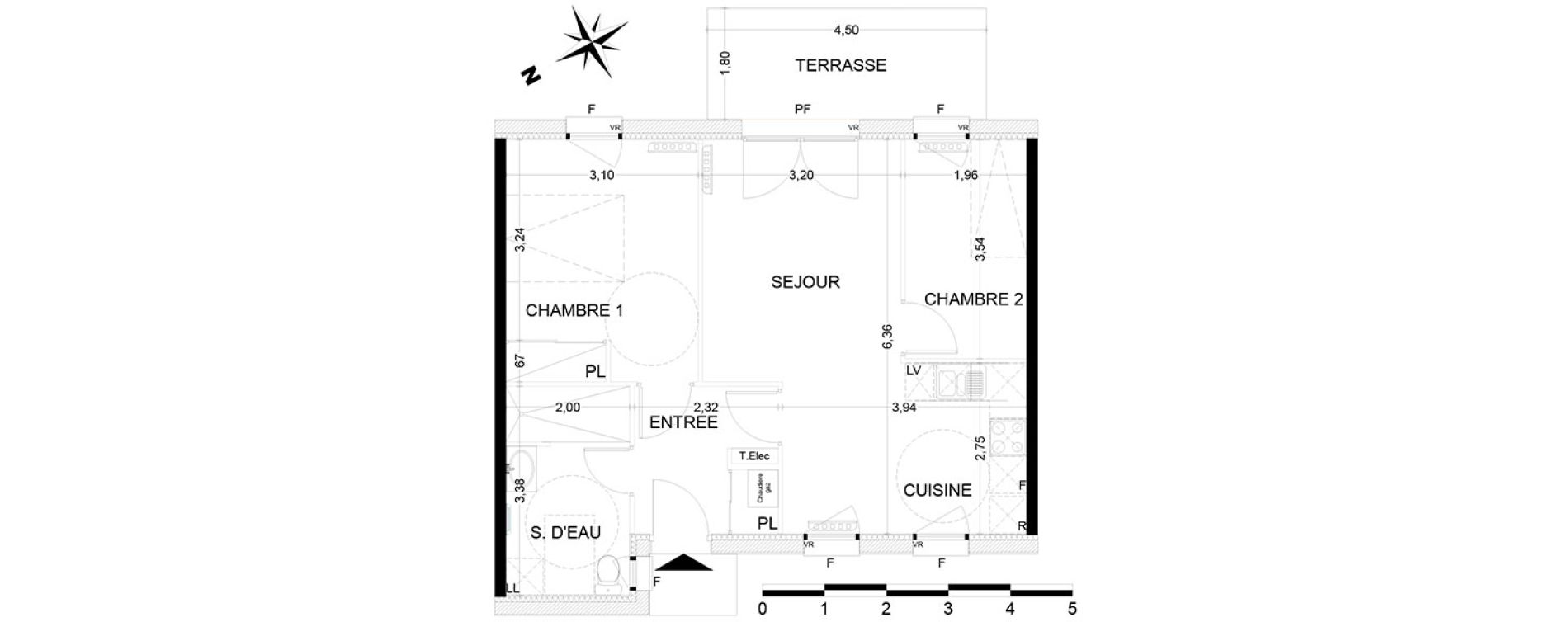 Maison T3 de 53,71 m2 &agrave; Nandy Centre