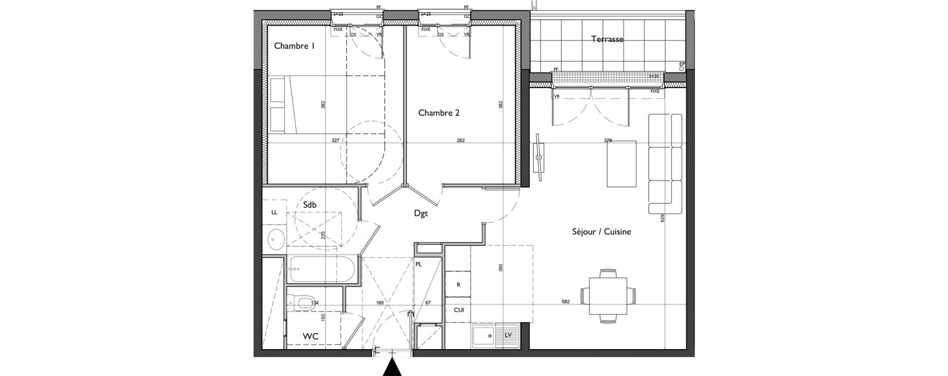 Appartement T3 de 68,75 m2 &agrave; Nemours Rive du loing