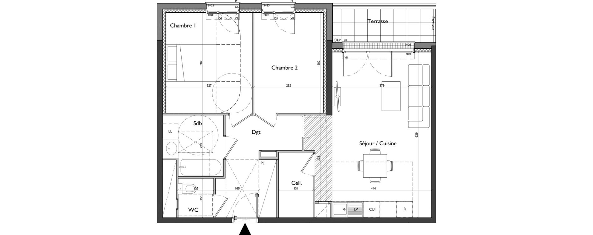 Appartement T3 de 68,49 m2 &agrave; Nemours Rive du loing