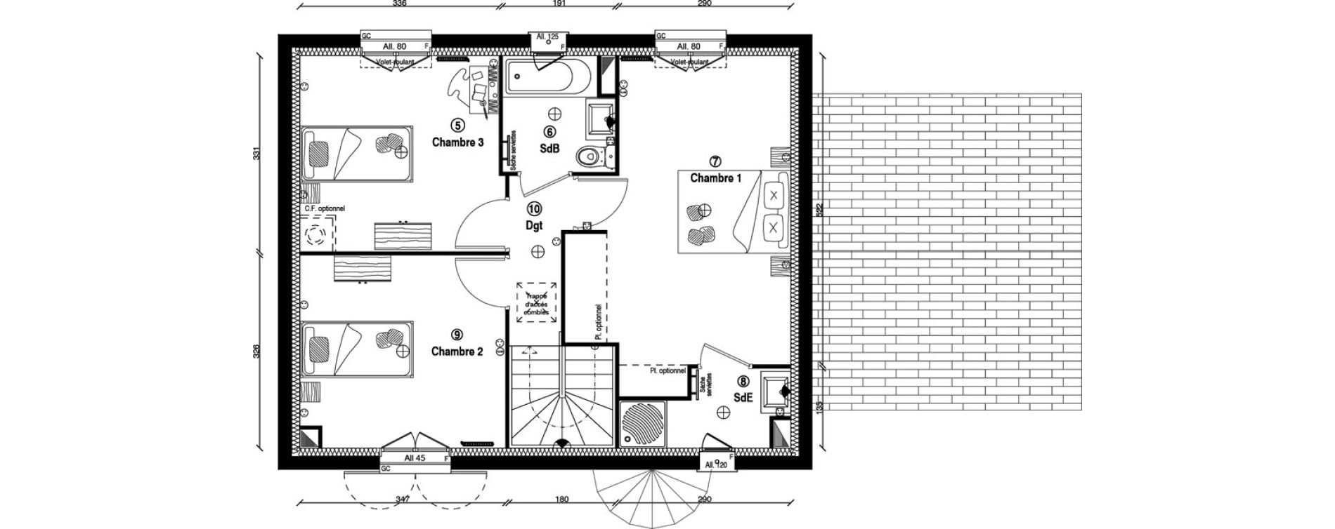 Maison T5 de 101,10 m2 &agrave; Othis Centre