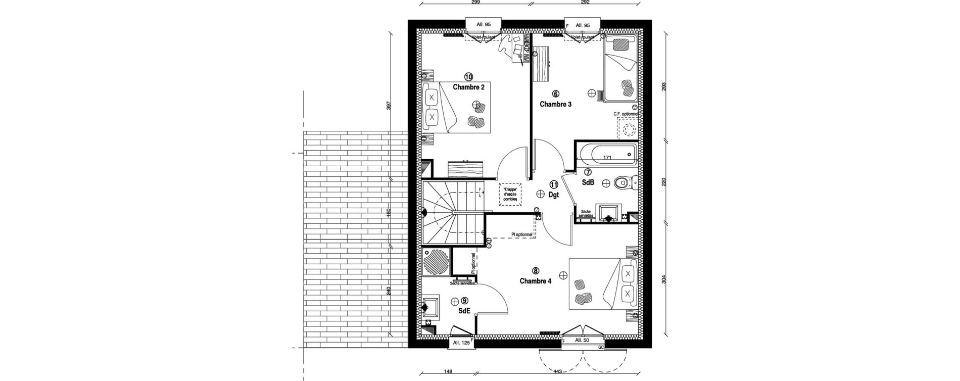 Maison T5 de 90,40 m2 &agrave; Othis Centre