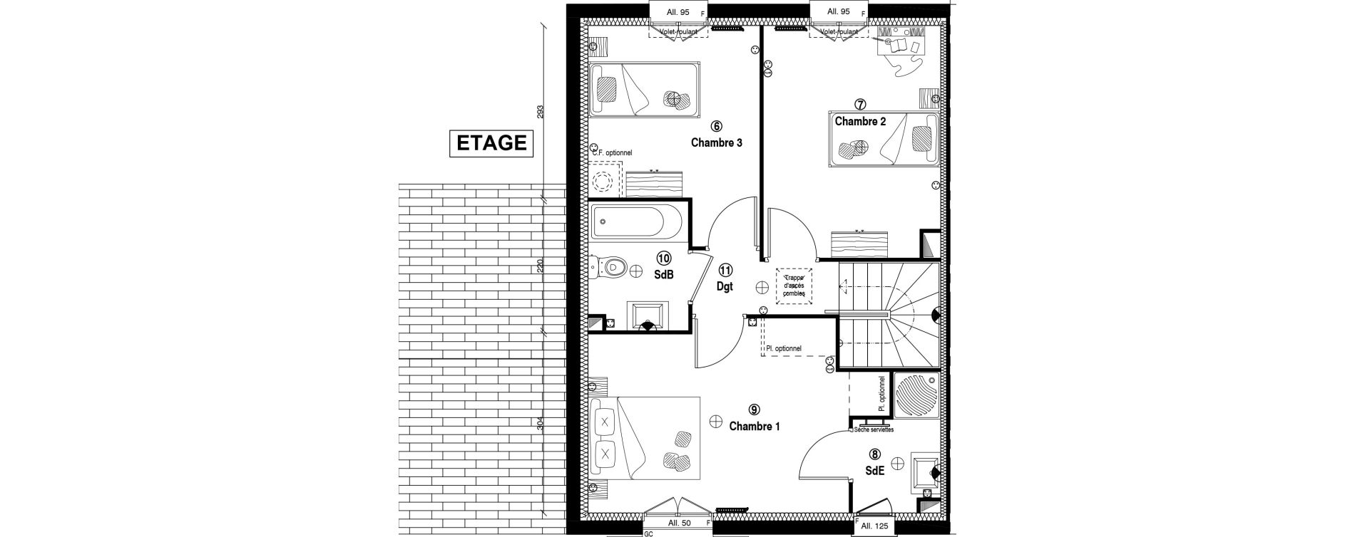 Maison T5 de 90,00 m2 &agrave; Othis Centre