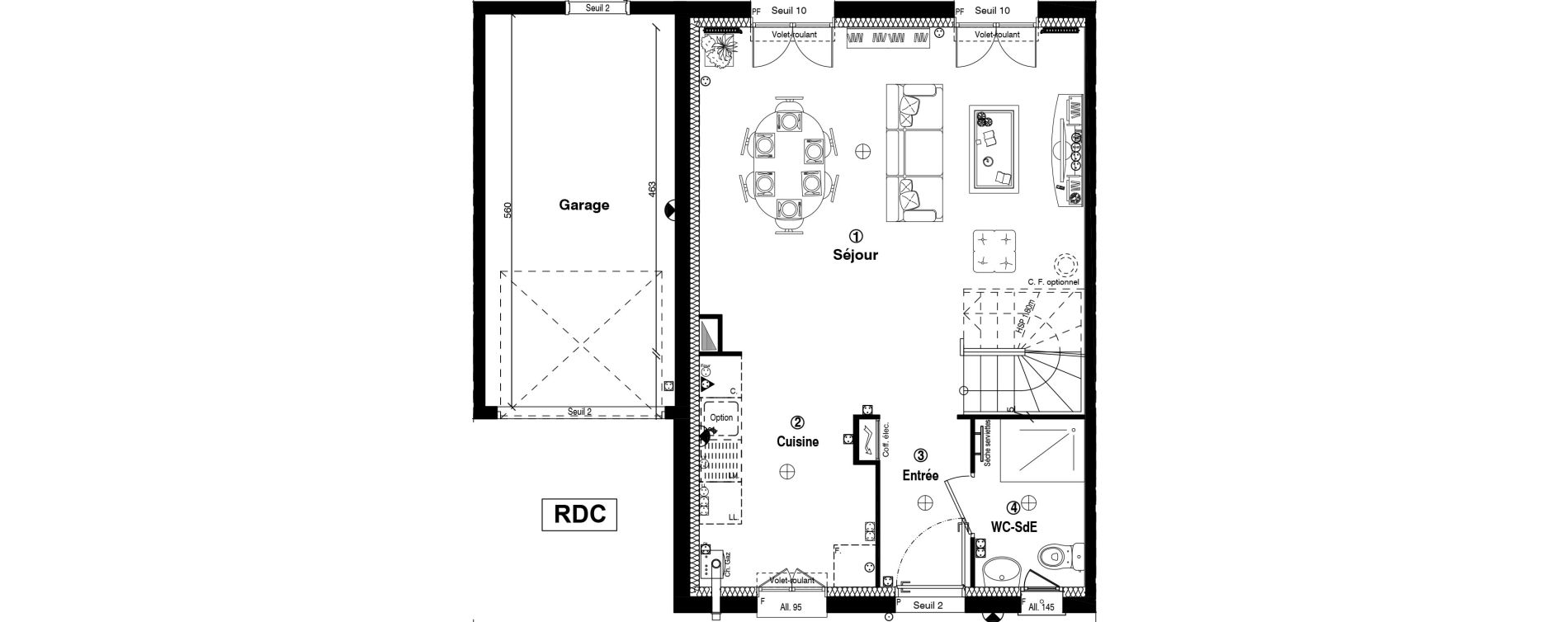 Maison T4 de 80,00 m2 &agrave; Othis Centre