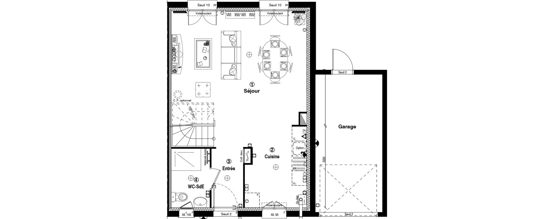 Maison T4 de 80,00 m2 &agrave; Othis Centre