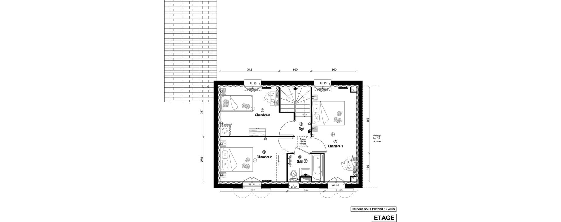 Maison T4 de 79,90 m2 &agrave; Othis Centre