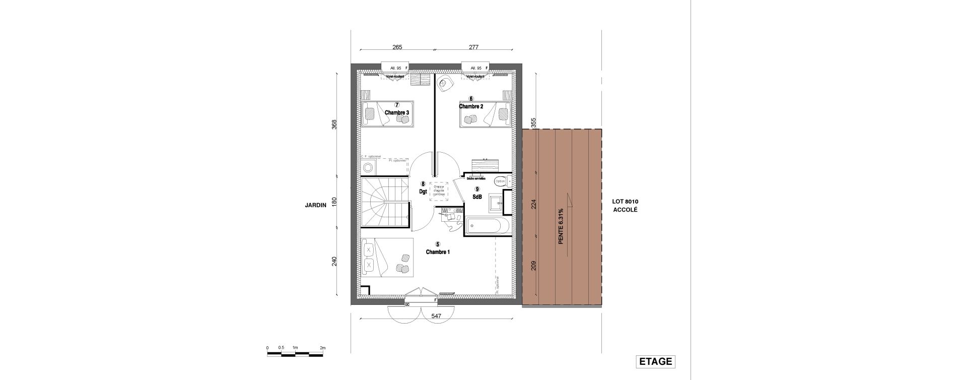 Maison T4 de 79,60 m2 &agrave; Ozoir-La-Ferri&egrave;re Centre