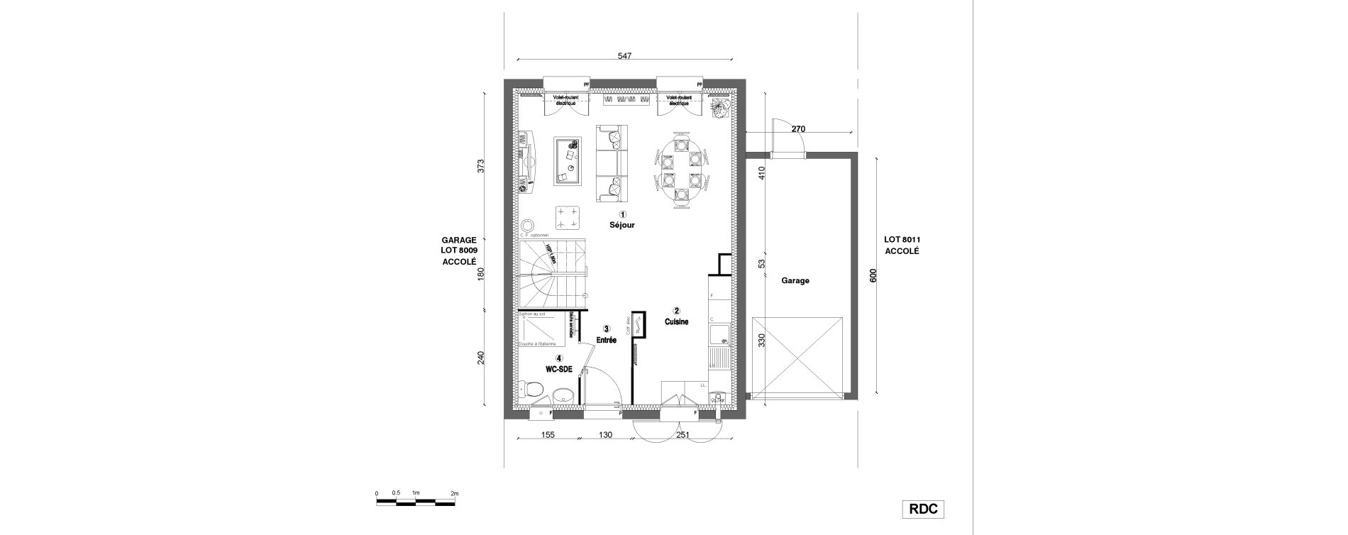 Maison T4 de 79,60 m2 &agrave; Ozoir-La-Ferri&egrave;re Centre