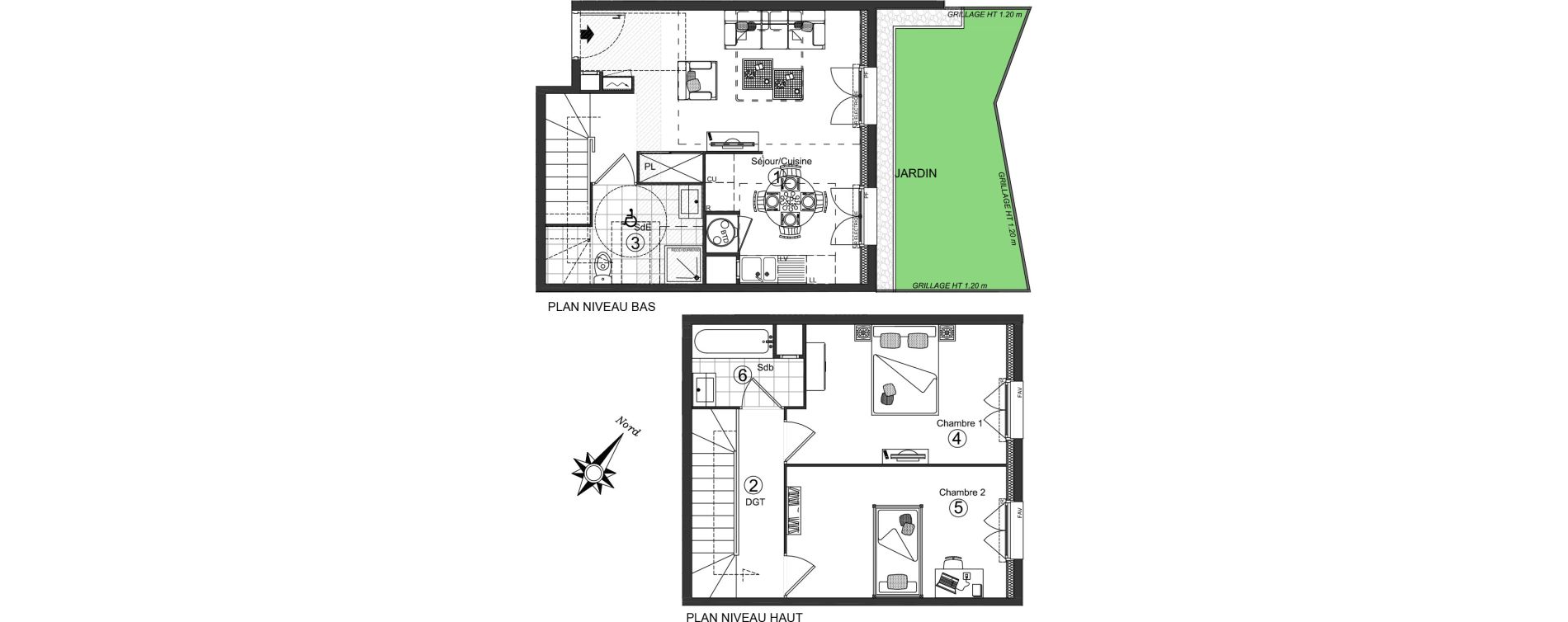 Appartement T3 de 65,25 m2 &agrave; Ozoir-La-Ferri&egrave;re Centre