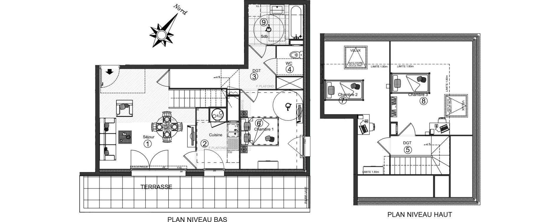 Appartement T4 de 79,25 m2 &agrave; Ozoir-La-Ferri&egrave;re Centre