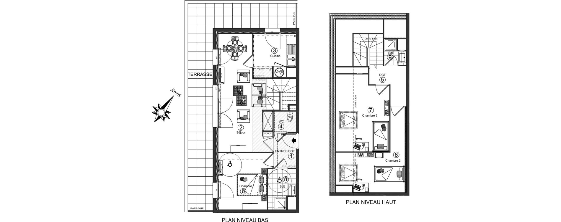 Appartement T4 de 77,60 m2 &agrave; Ozoir-La-Ferri&egrave;re Centre