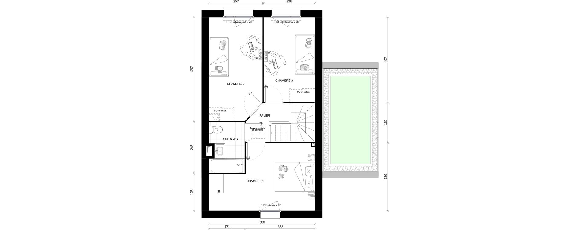 Maison T4 de 87,10 m2 &agrave; Pontault-Combault Centre
