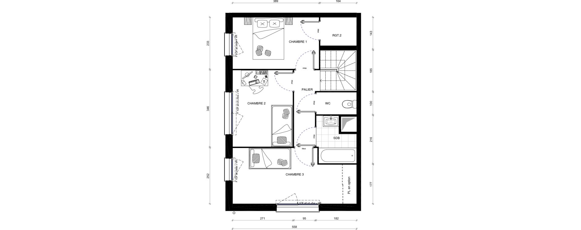 Duplex T4 de 82,80 m2 &agrave; Pontault-Combault Centre