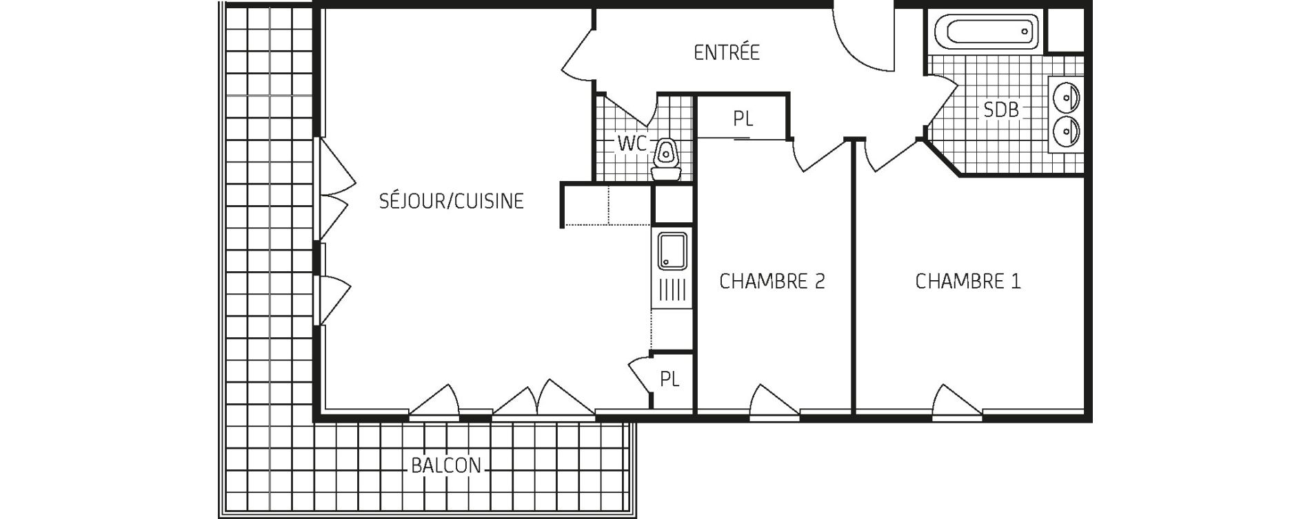 Appartement T3 de 63,96 m2 &agrave; Pringy Centre