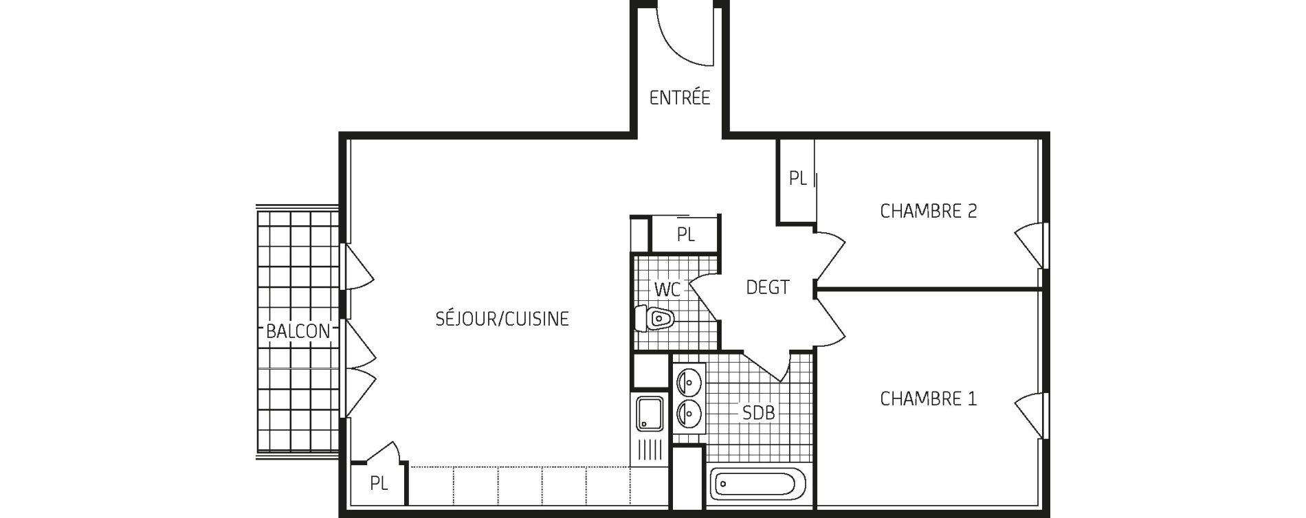 Appartement T3 de 64,94 m2 &agrave; Pringy Centre