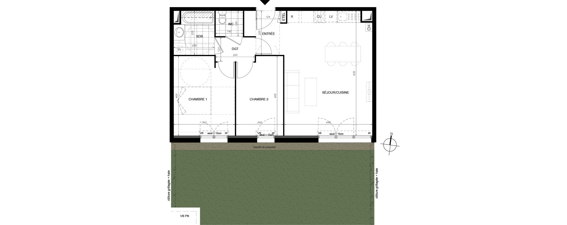 Appartement T3 de 62,20 m2 &agrave; Provins Centre