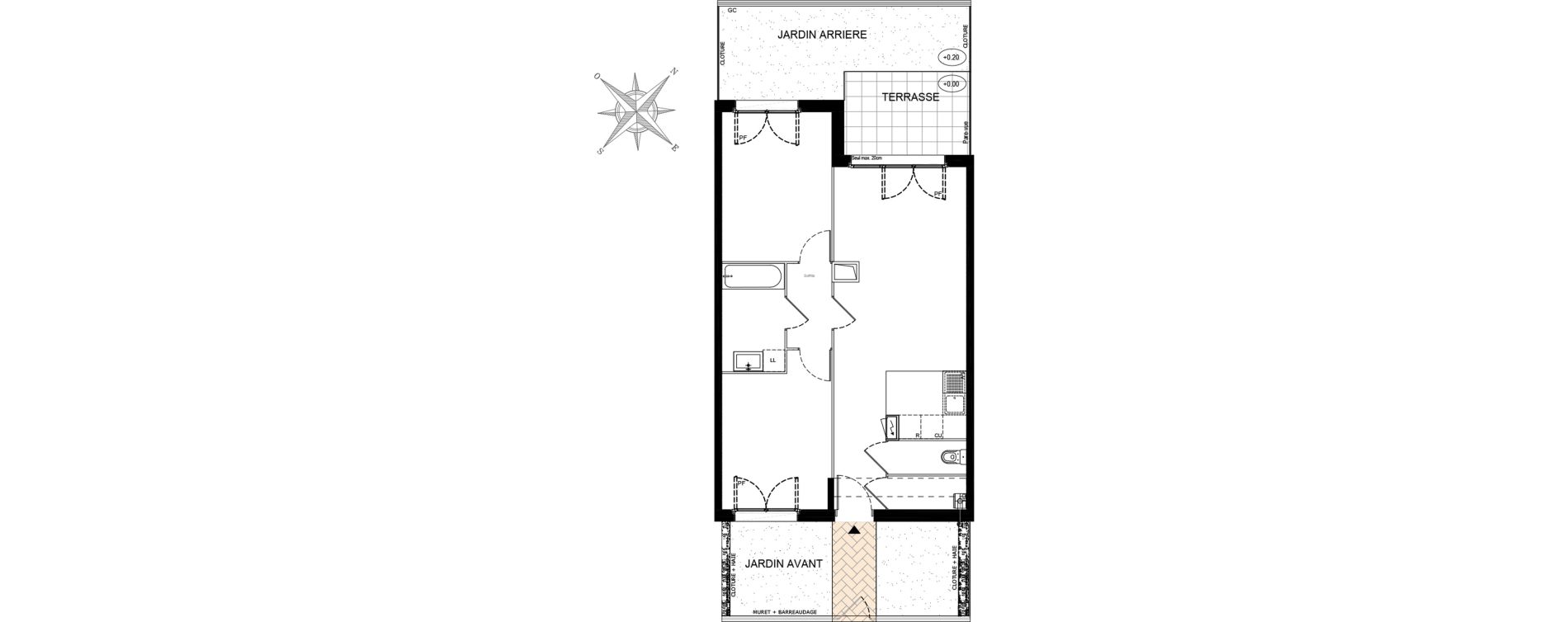 Appartement T3 de 65,32 m2 &agrave; Saint-Thibault-Des-Vignes Centre