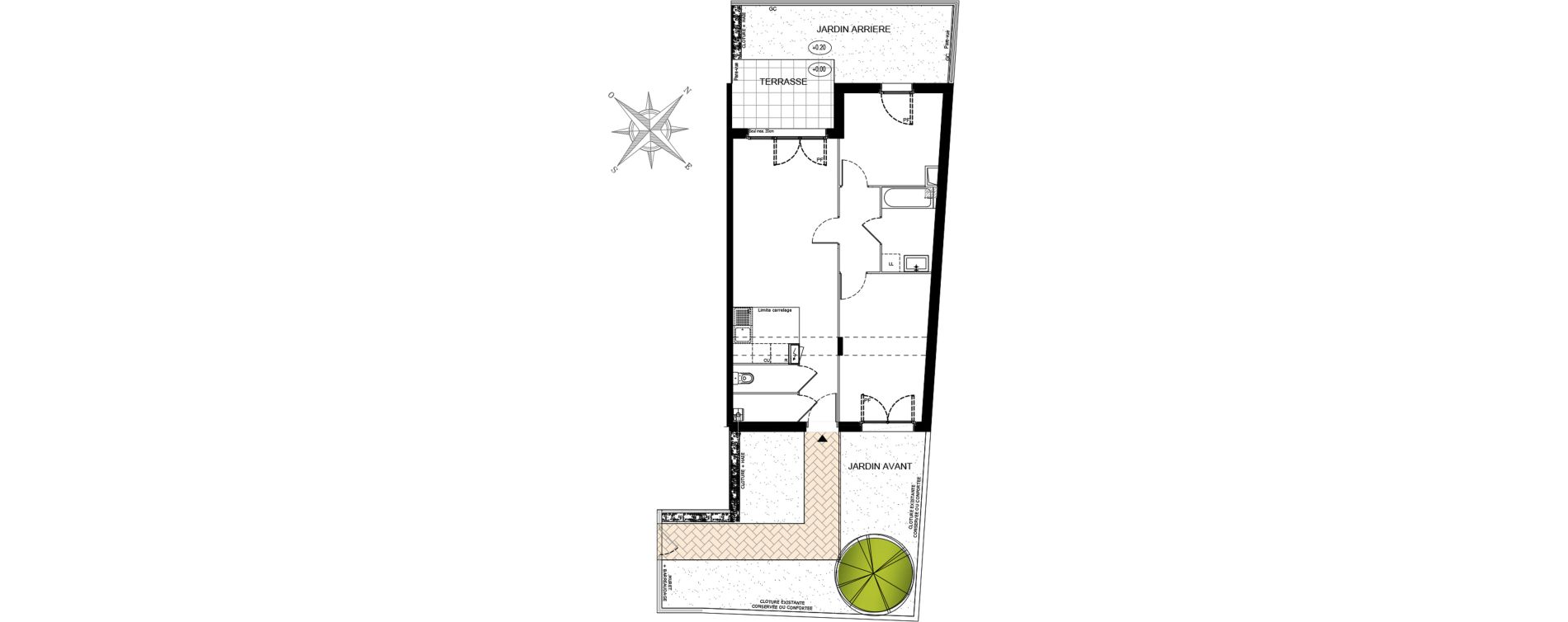 Appartement T3 de 64,51 m2 &agrave; Saint-Thibault-Des-Vignes Centre