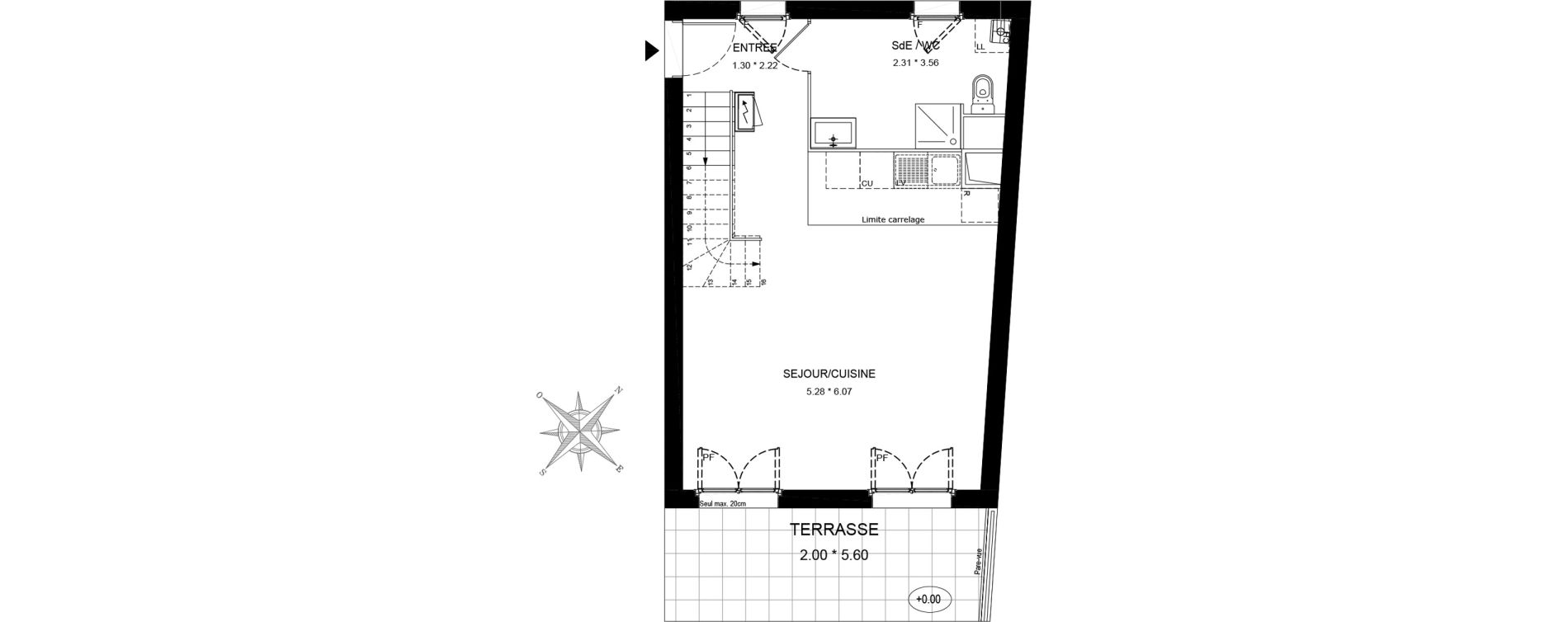 Appartement T3 de 80,24 m2 &agrave; Saint-Thibault-Des-Vignes Centre