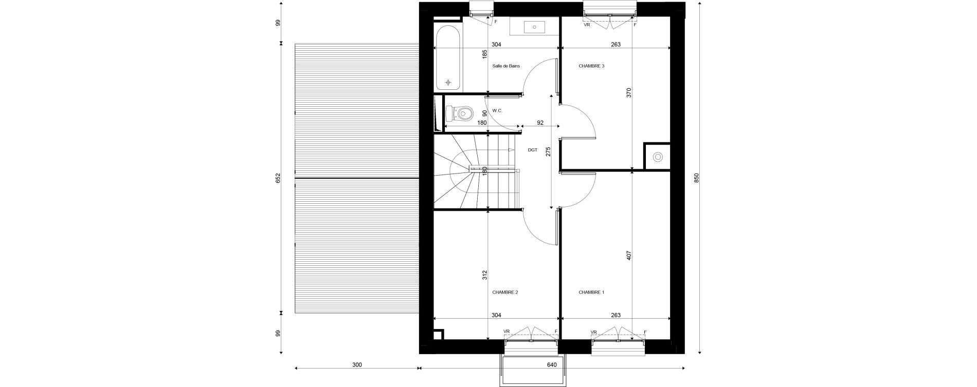 Maison T4 de 80,46 m2 &agrave; Savigny-Le-Temple Centre