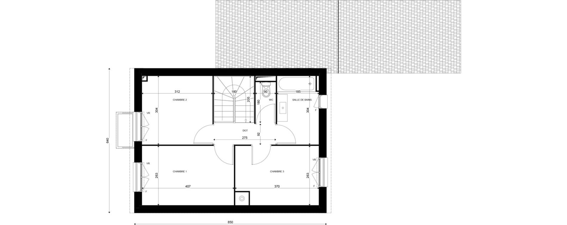 Maison T4 de 80,48 m2 &agrave; Savigny-Le-Temple Centre