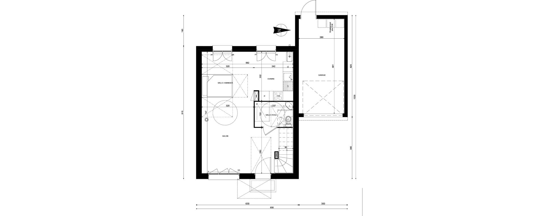 Maison T4 de 74,91 m2 &agrave; Savigny-Le-Temple Centre
