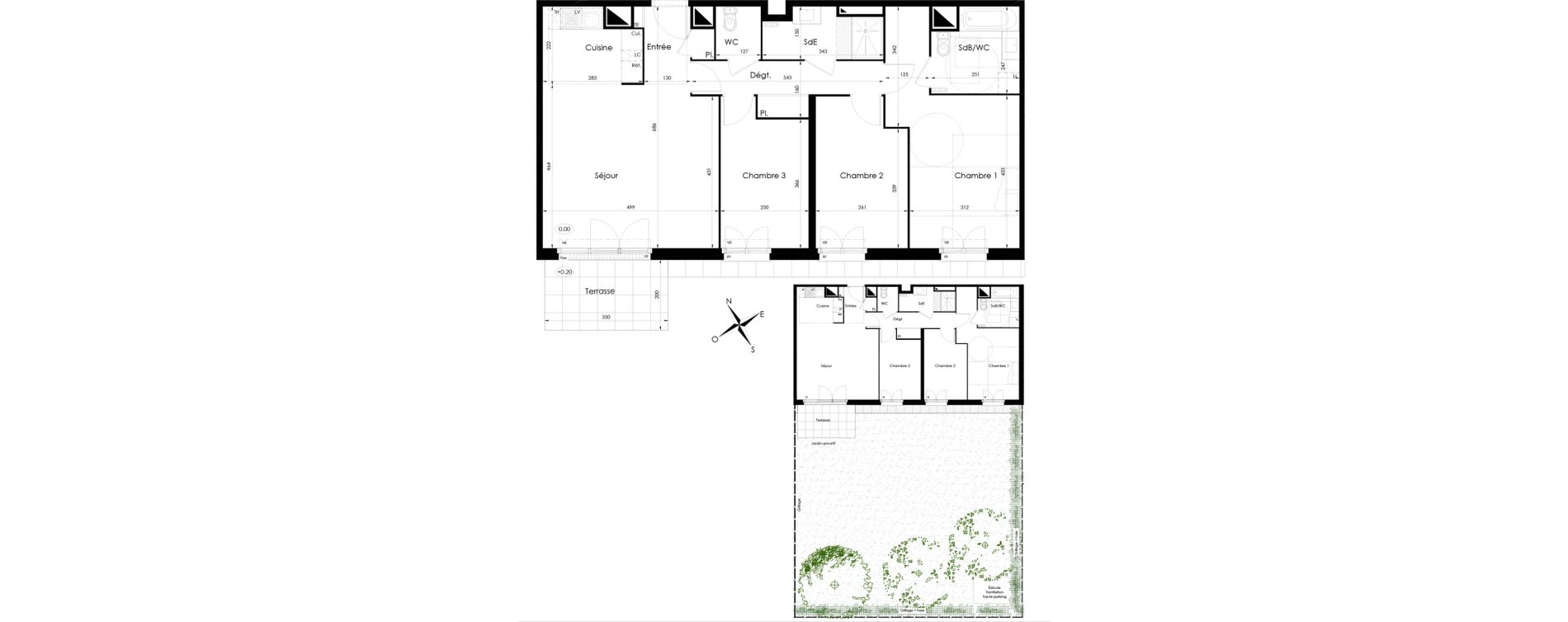 Appartement T4 de 87,60 m2 &agrave; Tournan-En-Brie Centre
