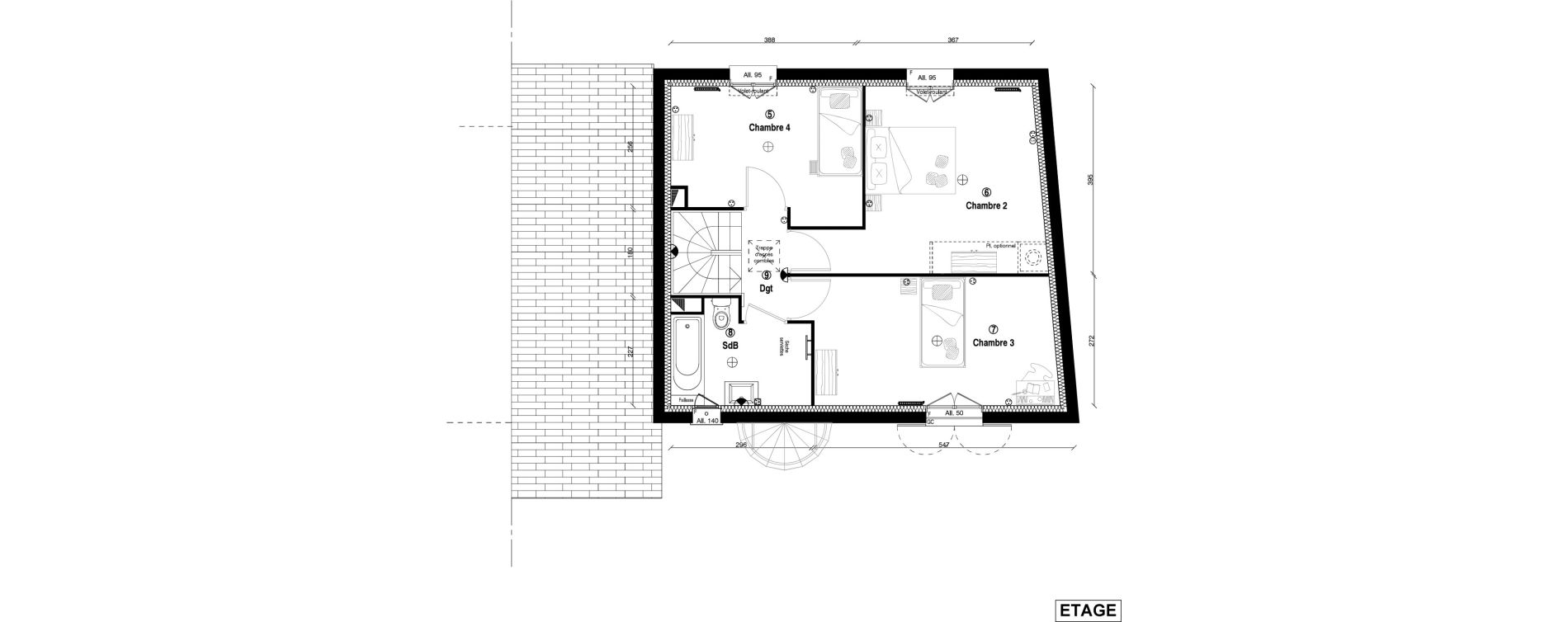 Maison T5 de 132,00 m2 &agrave; Villevaud&eacute; Centre