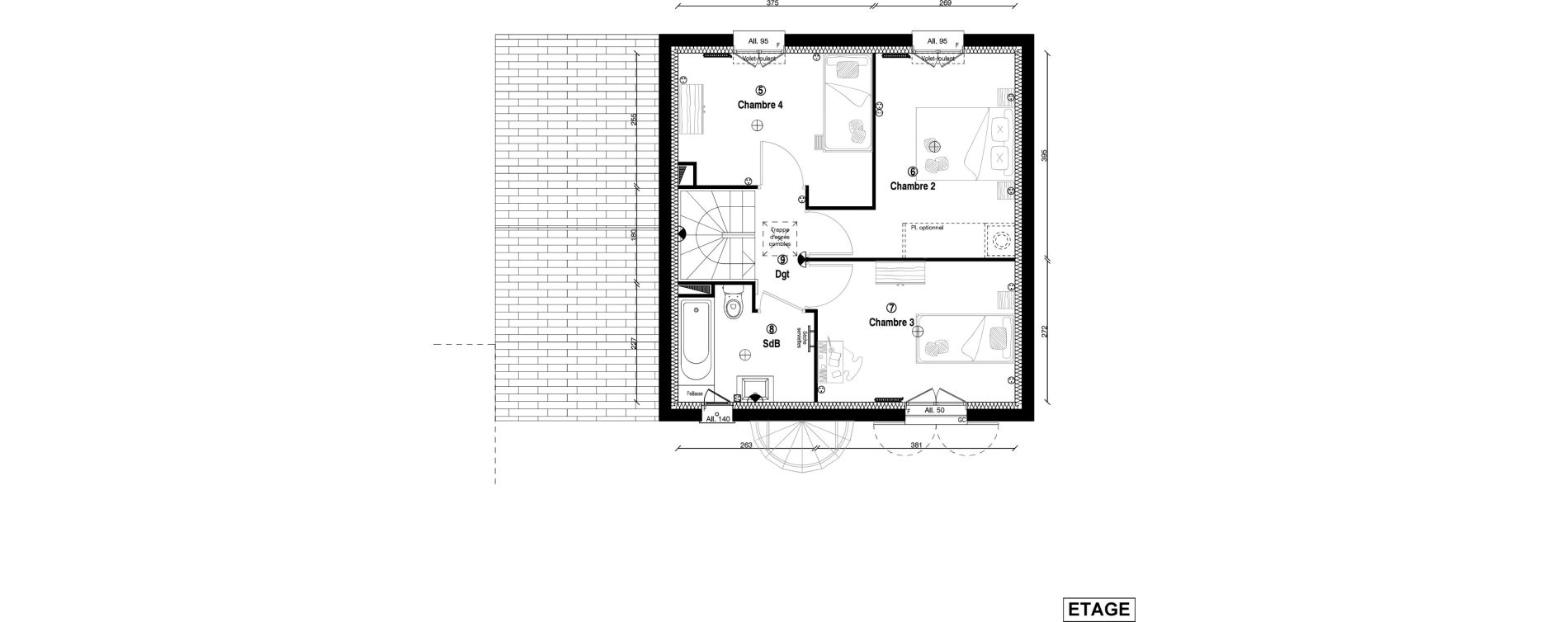 Maison T5 de 106,00 m2 &agrave; Villevaud&eacute; Centre
