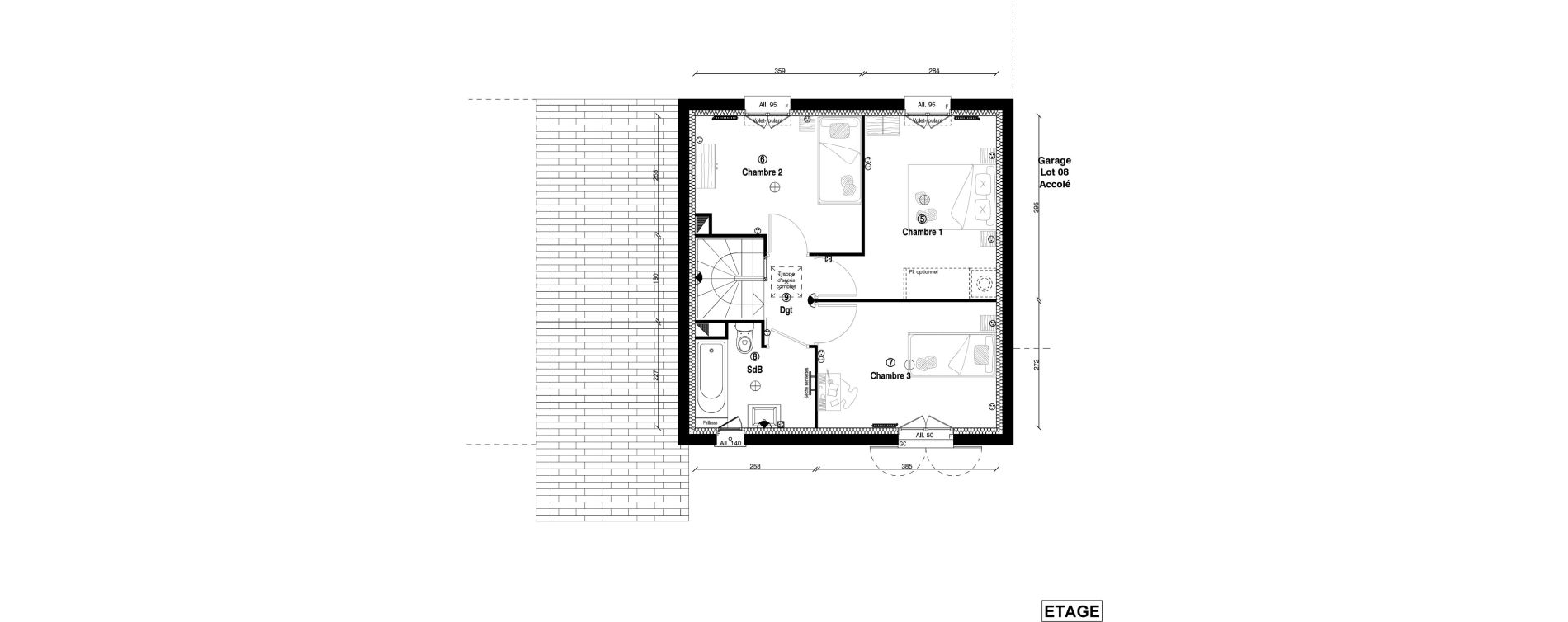Maison T4 de 80,00 m2 &agrave; Villevaud&eacute; Centre