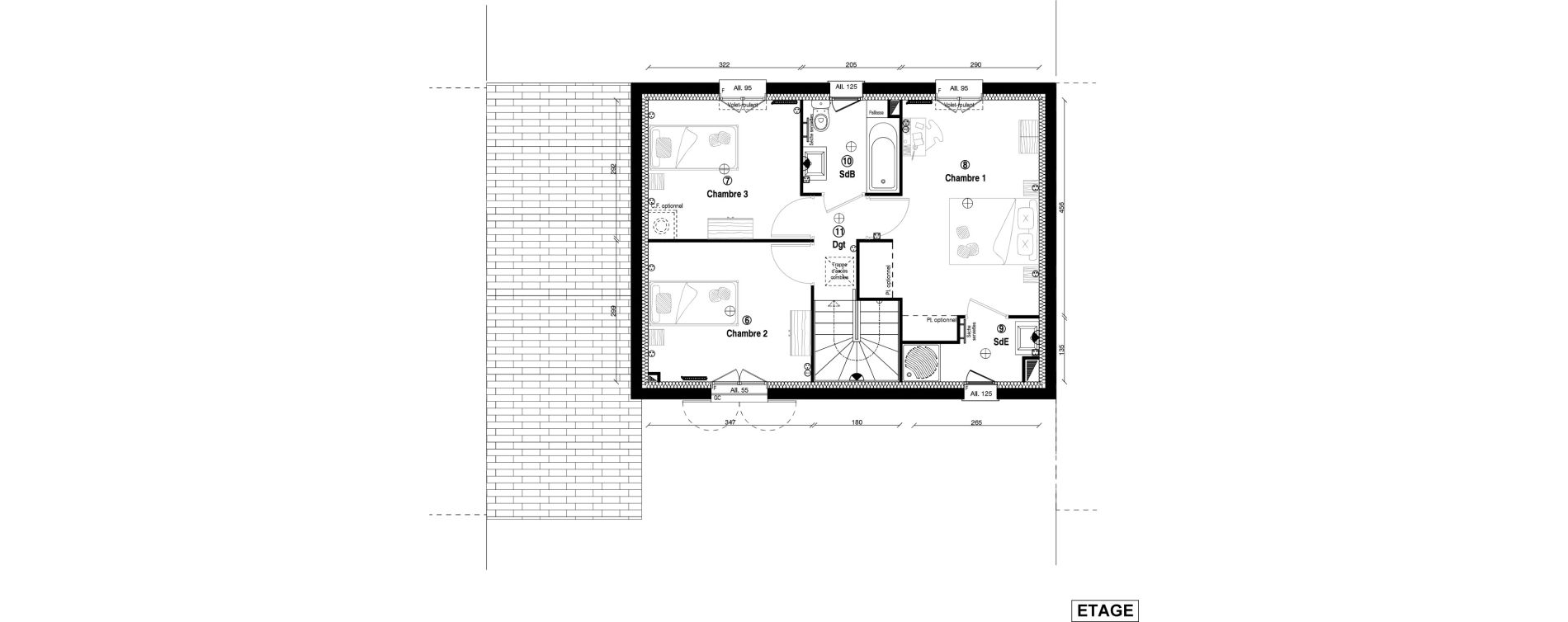 Maison T5 de 90,00 m2 &agrave; Villevaud&eacute; Centre
